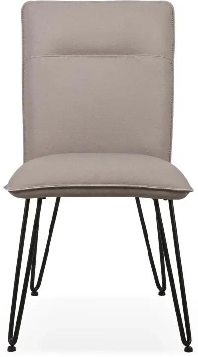 Resse Taupe Upholstered Dining Chair