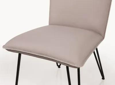 Resse Taupe Upholstered Dining Chair