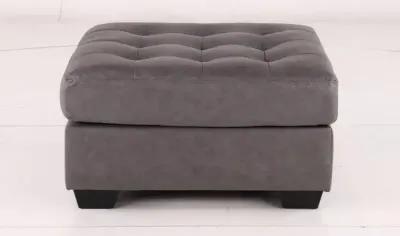 Clairette Gray Ottoman