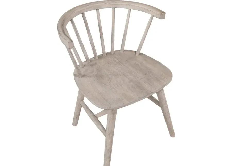 Willa Washed Tan Dining Chair