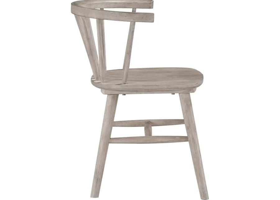 Willa Washed Tan Dining Chair