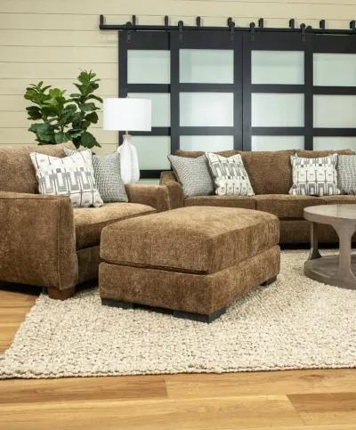 Pandora Brown Ottoman