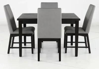 Maywood Espresso Brown and Gray 5 Piece Dining Set