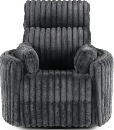 Mondo Avendio Gunmetal Swivel Recliner