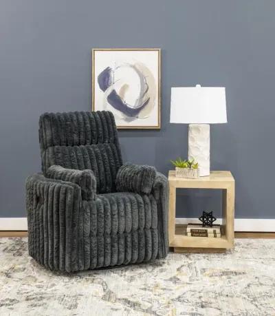 Mondo Avendio Gunmetal Swivel Recliner