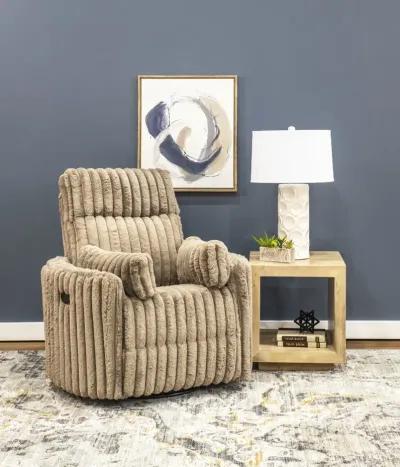 Mondo Avendio Cocoa Swivel Recliner