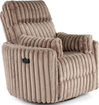 Mondo Avendio Cocoa Swivel Recliner