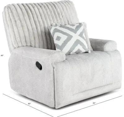 Mondo Silver Manual Recliner