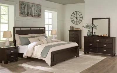 Coventry Dark Brown King Bed