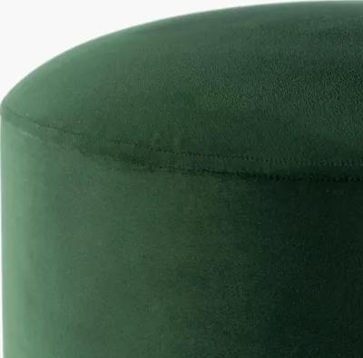 Roxeanne Green Velvet Ottoman