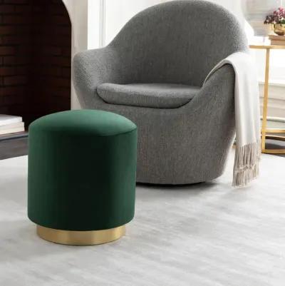 Roxeanne Green Velvet Ottoman