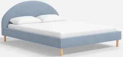 Armour Ocean Velvet Platform Twin Bed