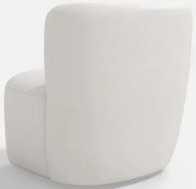 Neko Velvet Light Gray Swivel Chair