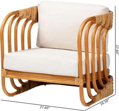 Corsa Bohemian Natural Rattan Armchair