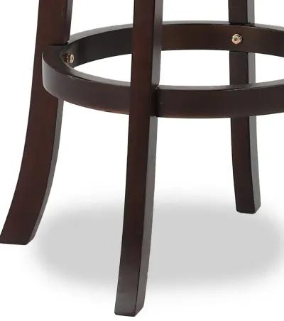 Harper Dark Cherry Swivel Bar Stool