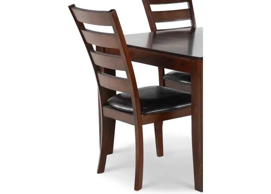 Kona Brown 5 Piece Expanding Dining Set