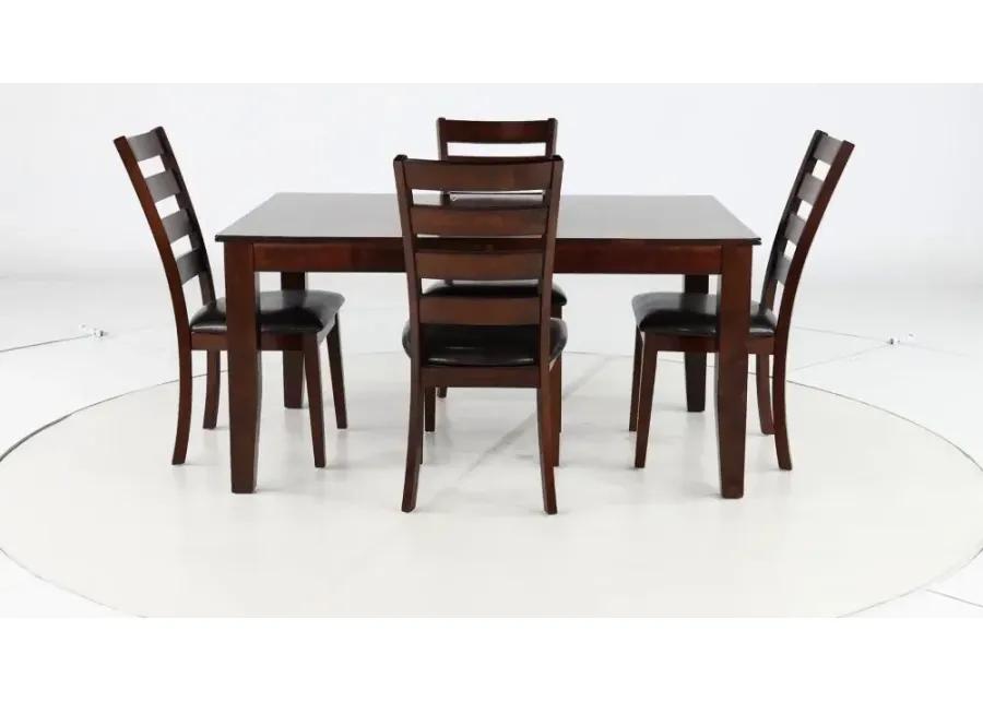 Kona Brown 5 Piece Expanding Dining Set