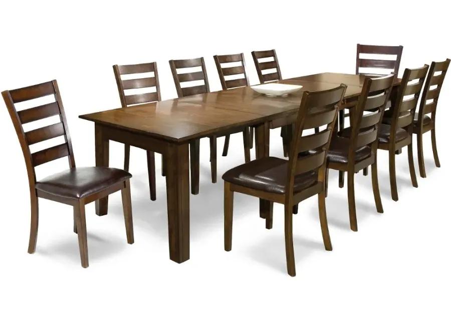 Kona Brown 5 Piece Expanding Dining Set