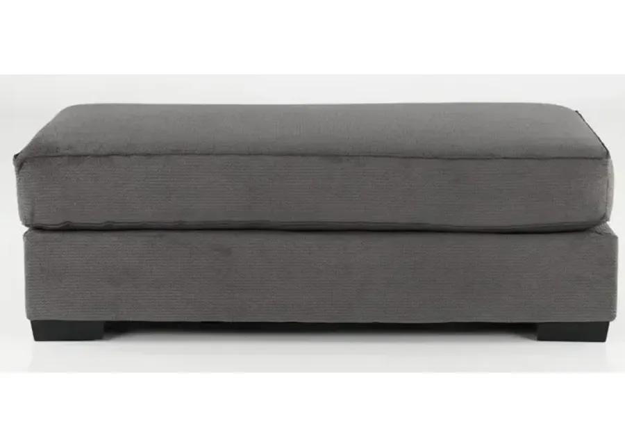 Spartan Gray Ottoman