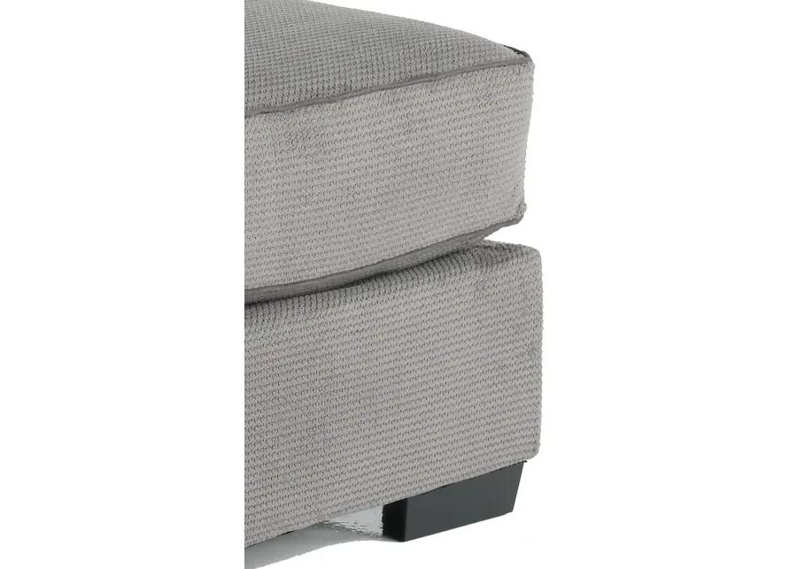 Spartan Gray Ottoman