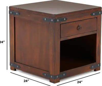 Santa Fe Storage End Table