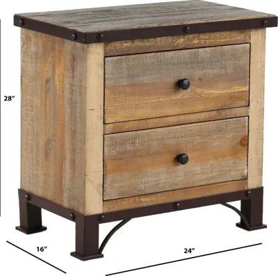 Antique Pine Nightstand