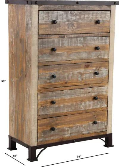 Antique Pine Chest of Drawers