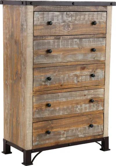 Antique Pine Chest of Drawers