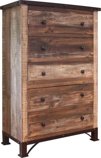 Antique Pine Chest of Drawers