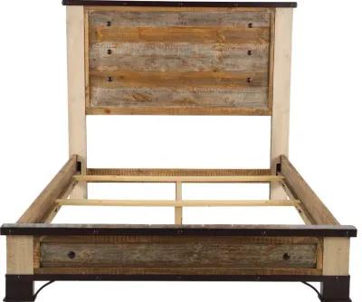 Antique Pine Queen Bed