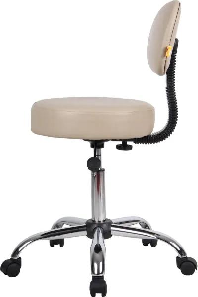 Beige Medical Office Chair Stool