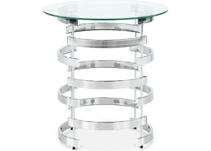 Tayside Glass End Table