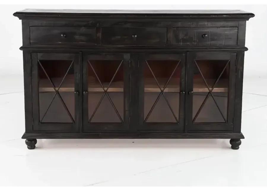 Vintage Brown Dining Room Sideboard