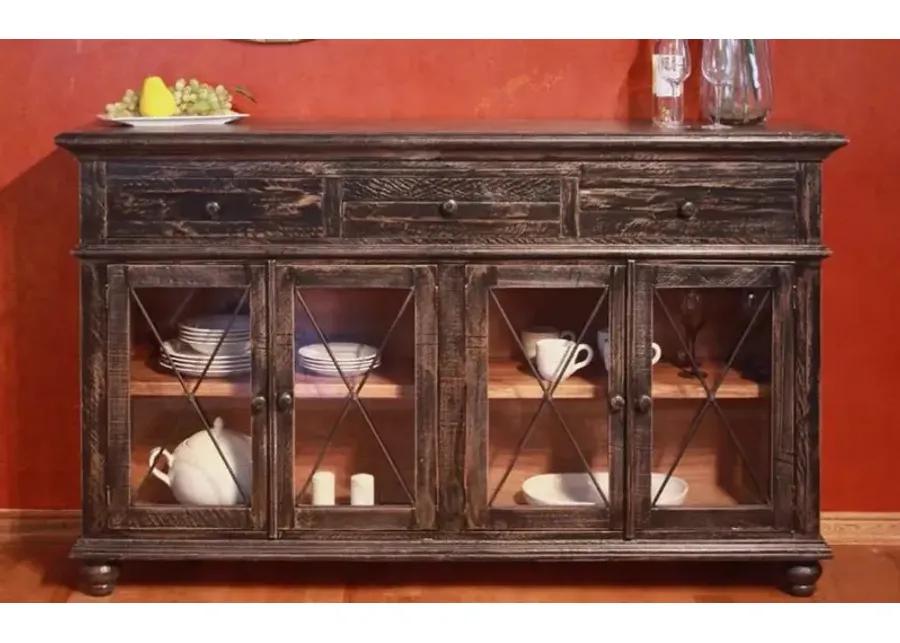 Vintage Brown Dining Room Sideboard