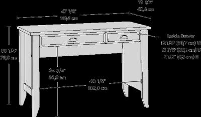 Oiled Oak Computer Desk - Shoal Creek