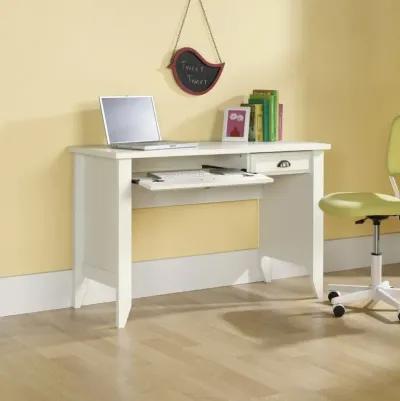 Soft White Computer Desk - Shoal Creek