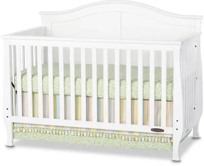 Camden Matte White 4-in-1 Convertible Crib