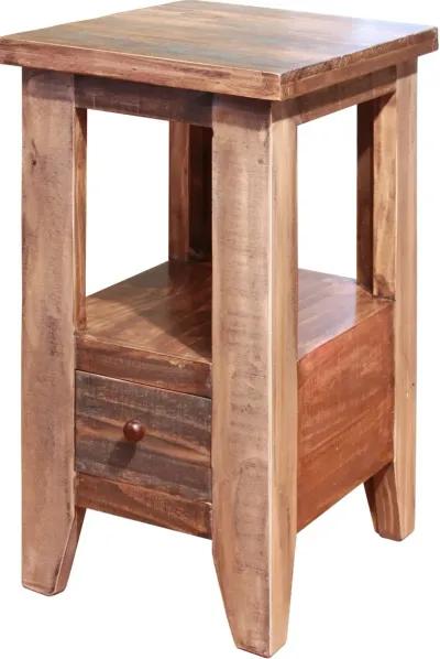 Antique Rustic Side Table