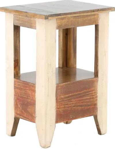 Antique Rustic Side Table