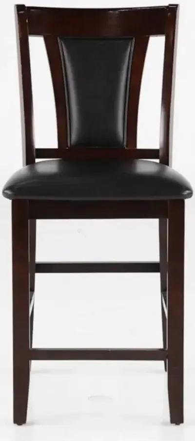 Brent Dark Cherry Counter Height Stool