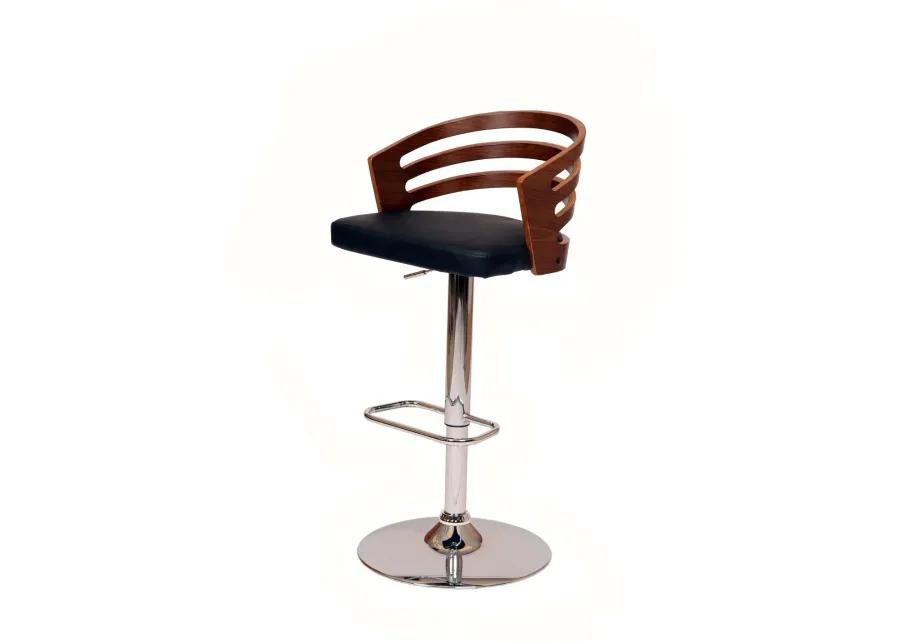 Adele Black Adjustable Bar Stool