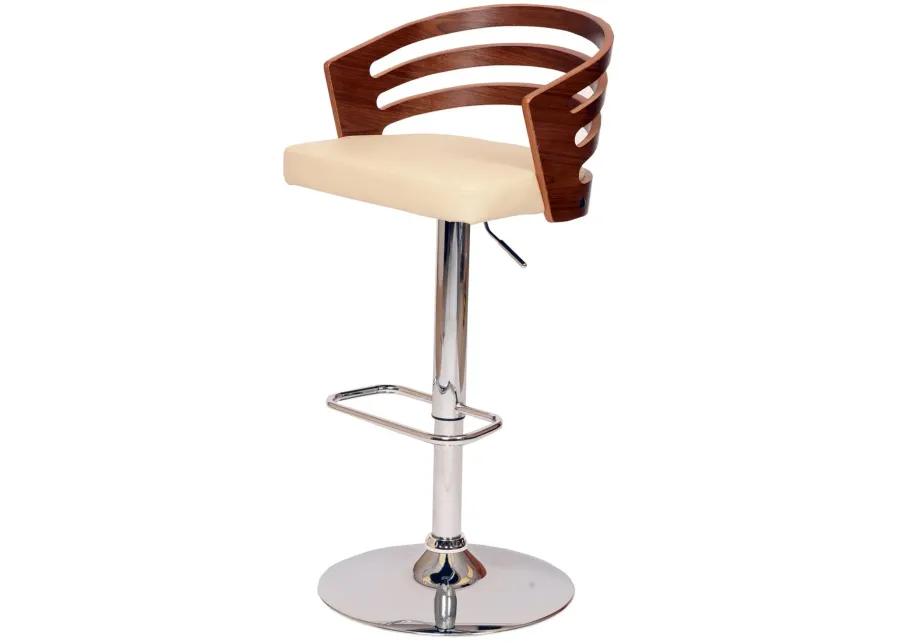 Adel Cream Adjustable Bar Stool