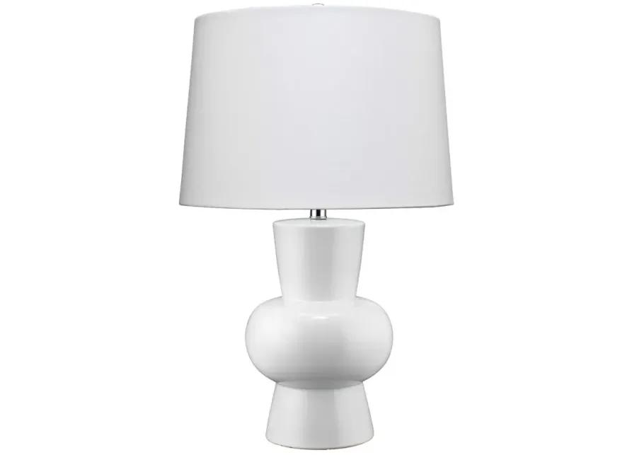 Clementina Table Lamp in White by Jamie Young Company