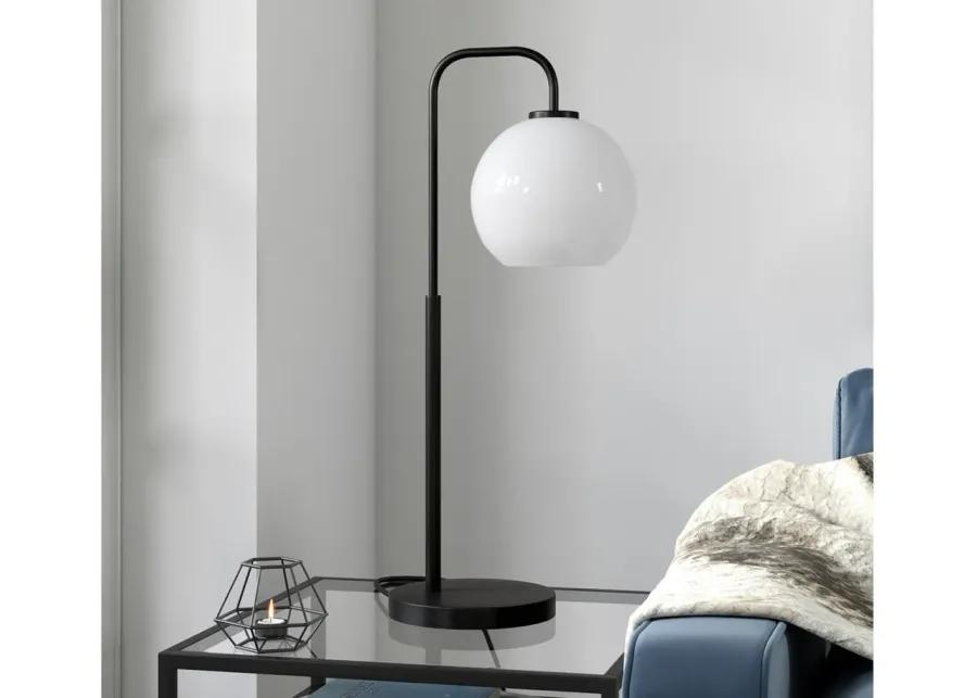 Hannes Table Lamp in Blackened Bronze by Hudson & Canal