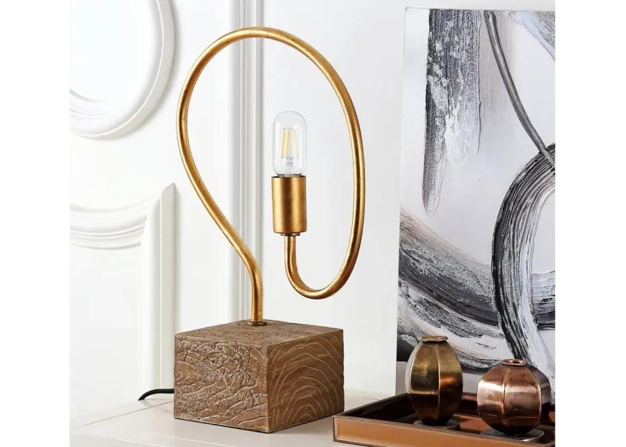 Roland Table Lamp in Gold by Safavieh