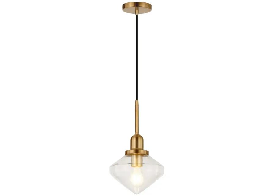 Lauren Pendant in Brass by Hudson & Canal