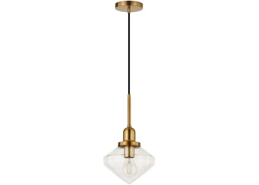 Lauren Pendant in Brass by Hudson & Canal