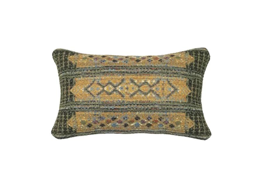 Liora Manne Marina Tribal Stripe Pillow in Green by Trans-Ocean Import Co Inc