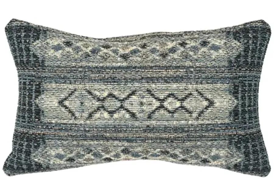 Liora Manne Marina Tribal Stripe Pillow in Denim by Trans-Ocean Import Co Inc