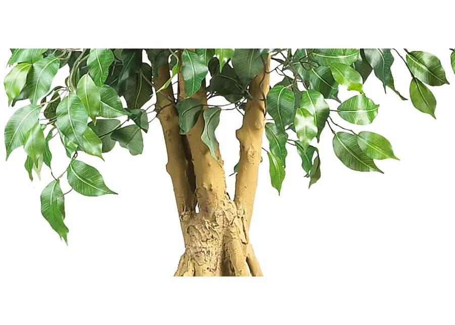 Palace Style Ficus Artificial Tree in Green by Bellanest